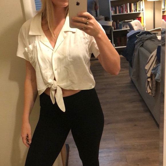 Linin crop tee - Picture 3 of 4